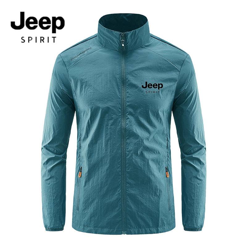 【JEEP官方授權】2024速乾防曬衣 超薄透氣 冰絲皮膚衣 戶外、釣魚、通勤、運動 M-5XL